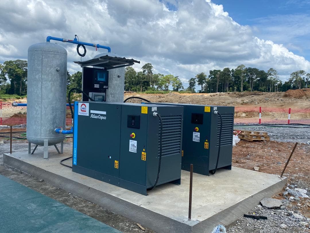 Installation complexe de production.